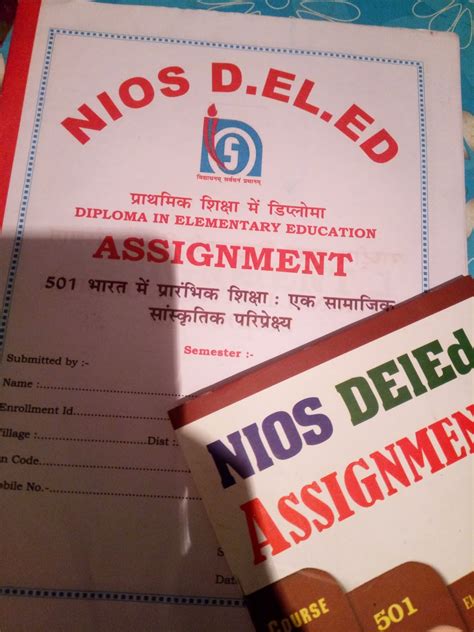 nios deled assignment answers   elementry education  india  socio cultural