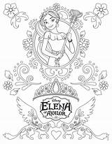 Elena Avalor Coloring Pages Princess Printable Disney Drawing Kids Coloringpagesfortoddlers Colorear Colouring Print Sheets Majestic Dibujos Bubakids Choose Board Fun sketch template