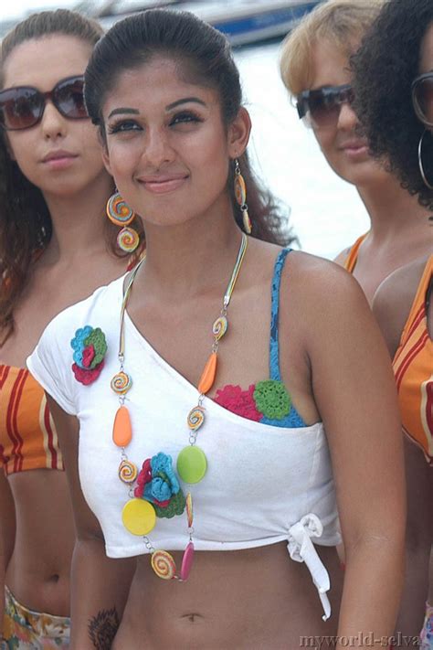 South Indian Actress Nayanthara In Skirt Spicy Photo