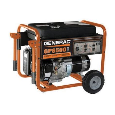 Generac Gp 6500 Watt Portable Generator The Home Depot Canada