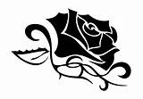 Tribal Rose Tattoo Symbol Crown Designs Cliparts Tattootribes Itattooz Clipart Tribe sketch template