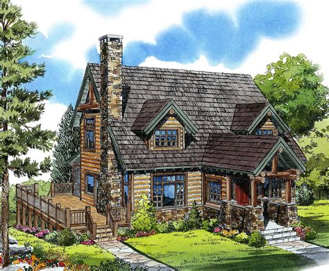 mountain cabin kn architectural designs house plans