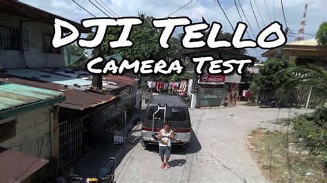 ryze dji tello flight test  p camera test youtube