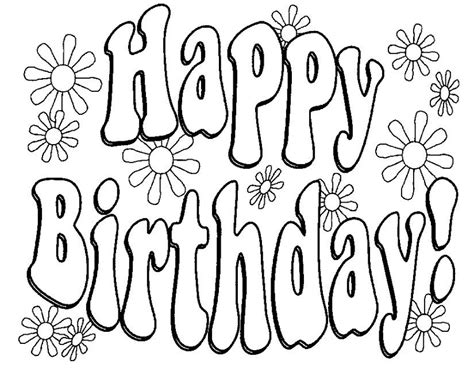 adult coloring page happy birthday mom coloring pages  coloring