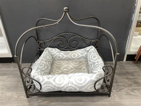 urban auctions wrought iron royal canopy dog bed xx