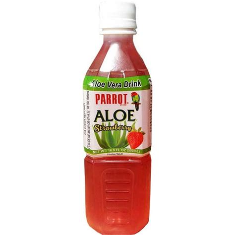 parrot brand aloe vera juice drink original flavor ml pack   ubicaciondepersonascdmx