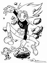 Teen Titans Go Terra Toddnauck Deviantart Inks Coloring Pages Boy Beast Dc Cartoon Marvel Sketches sketch template