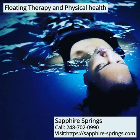 flotation therapy helps  achieveing  physical  mental benefits