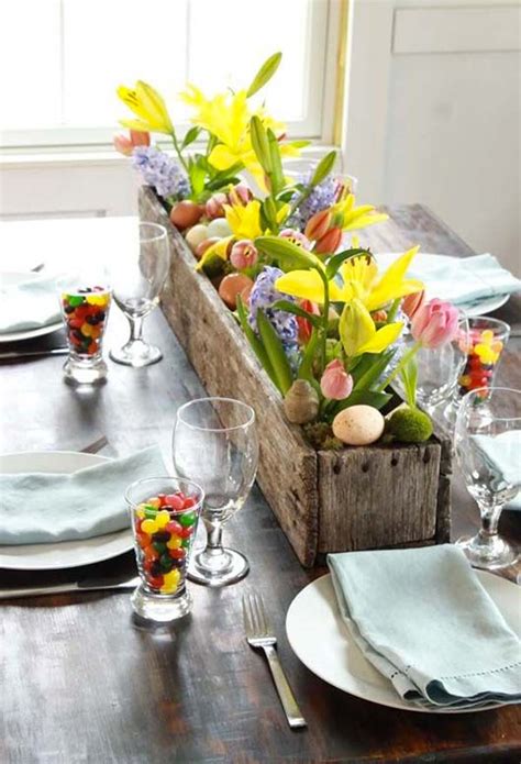 top  lovely  easy   easter tablescapes amazing diy