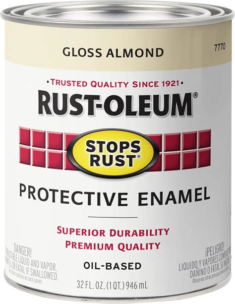 rust oleum  protective enamel paint stops rust  ounce gloss