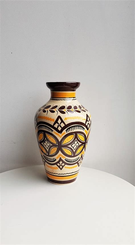 henriot ceramic vasevase henriotbreton vasebreton etsy
