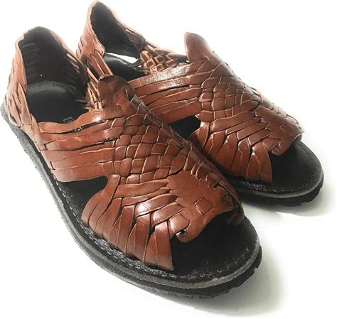 amazoncom mens leather sandals mexican huaraches huarache saldals
