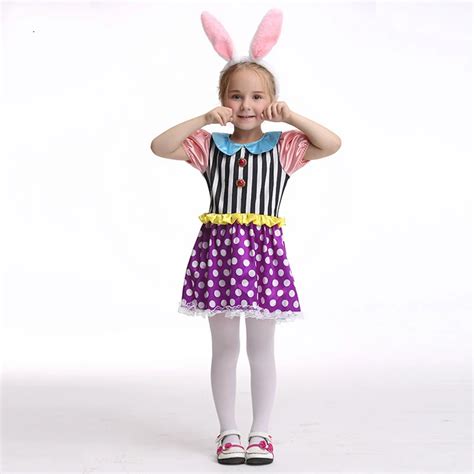 kids bunny costumes child animal cosplay rabbit costume carnival