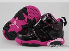 JORDAN FLIGHT CLUB '91 TD BLACK/FUSION PINK HIGH TODDLER BABY INFANT