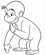George Curious Coloring Pages Wondering Why Face Monkey Drawing Netart Color Getdrawings Cartoon Printable Getcolorings sketch template