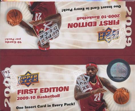 2009 10 Upper Deck First Edition Basketball 36 Pack Box Da Card World