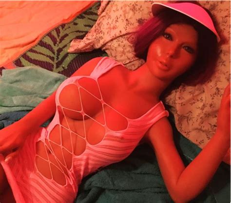 sex doll joins instagram gets followers shares photos with her lover in bed