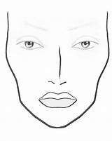 Face Makeup Charts Template Chart Mac Blank Make Facechart Do Printable Beauty Sketch Coloring Description Choose Board Plastic Hair Gesicht sketch template