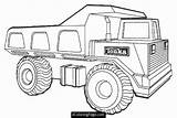 Tonka Coloring Truck Pages Getcolorings Printable sketch template
