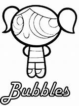 Coloring Powerpuff Buttercup Girls Pages Bubbles Getcolorings Girl sketch template