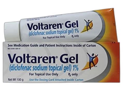 voltaren diclofenac sodium topical gel packaging size  gm