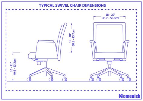 swivel chair dimensions homenish