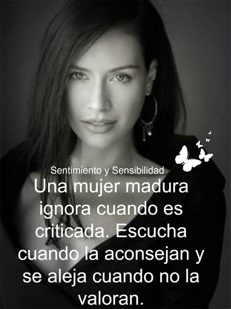 una mujer madura las reflexiones te hacen pensar