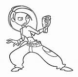 Kim Possible Coloring Pages Colouring Cartoon Kardashian Getcolorings sketch template