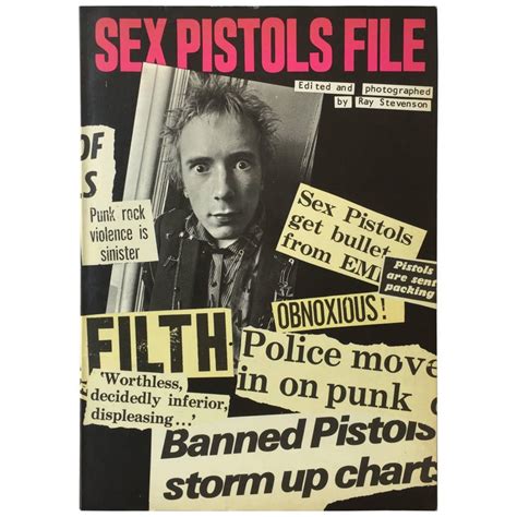 Sex Pistols File Ray Stevenson First Edition 1978 At 1stdibs