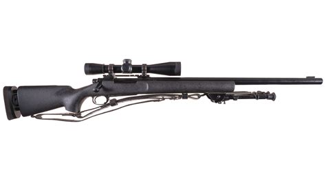 marked remington model   sws bolt action sniper rifle