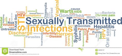 Sexually Transmitted Infections Sti Background Concept