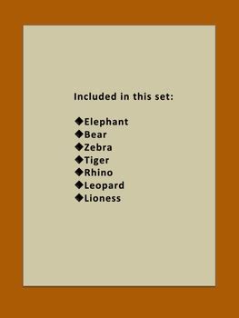 zoo animal lined paper  elementary teaching resources  stephanie p