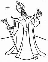 Aladdin Jafar Aladin Coloriage Imagini Colorat Sheets Planse Hades Carti Villain Abu Coloringhome Aladino Lámina sketch template