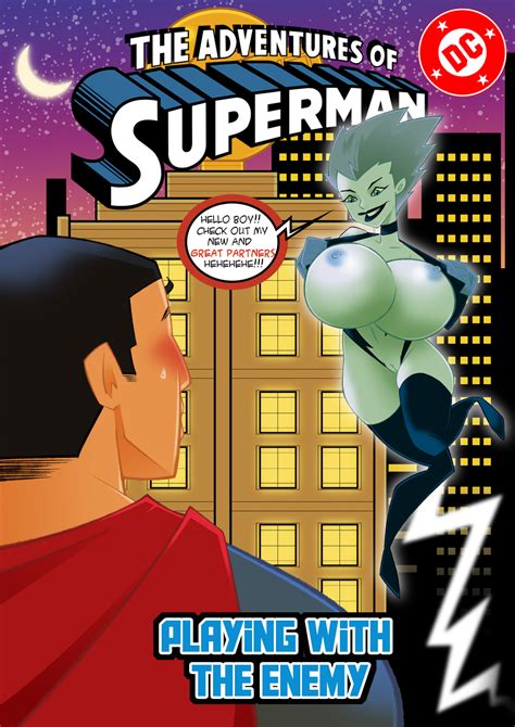 superman comic book cover by sexfire hentai foundry