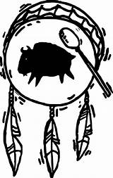 Native American Drum Clipartmag Drawings Coloring sketch template