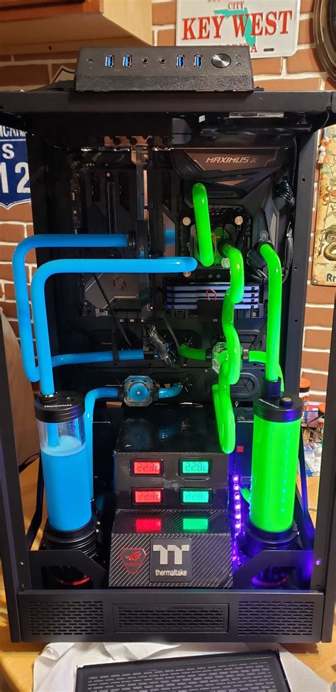 custom water cooling system micro center