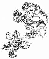 Charge Swap Magna Arm Force Fire His Pages2color Skylanders Cookie sketch template