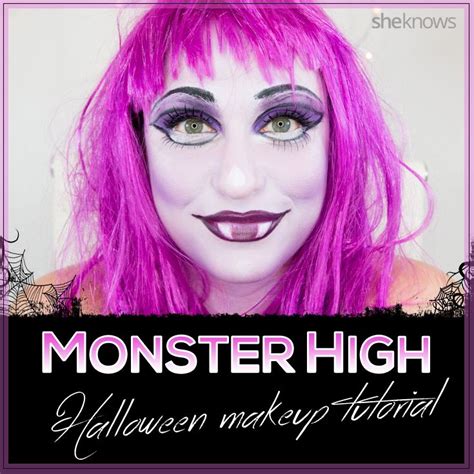 Ghoulish Glam Halloween Makeup Tutorial Inspired By Monster High