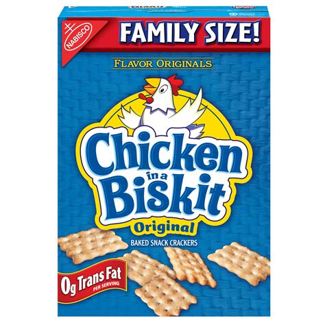 chicken   biskit original baked snack crackers family size  oz walmartcom walmartcom