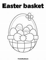 Easter Coloring Happy Pages Basket Template Empty Fruit Colouring Sheets Sign Printable Templates Twistynoodle Print Color Book Choose Board sketch template