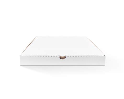 premium photo blank carton pizza box