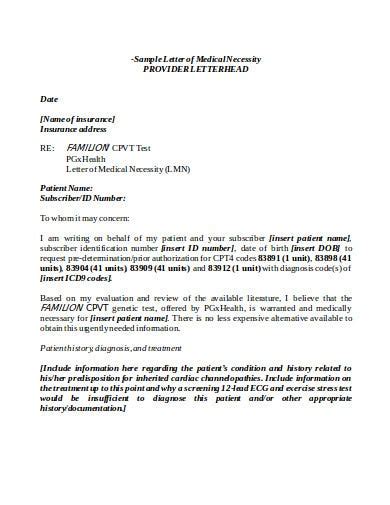 medical necessity appeal letter template