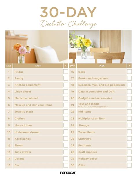 30 Day Declutter Challenge Popsugar Smart Living