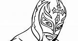 Rey Mysterio Coloring Pages Getdrawings sketch template