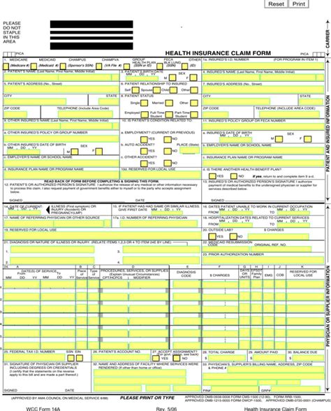 Download South Carolina Health Insurance Claim Form For Free Formtemplate
