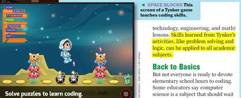 time magazine  kids learn  code tynker blog
