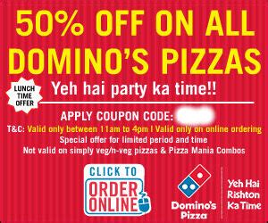 dominos   discount coupon march  discount coupon  coupons india promo codes