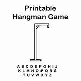 Hangman Printable Game Blank Template Printablee Via sketch template