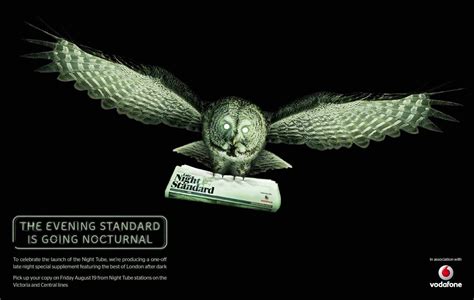 late night standard owl advertising campaign guerilla marketing advertising