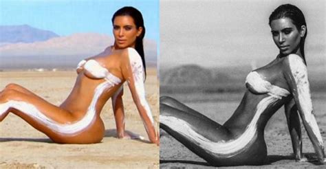 kim kardashian accused again of photoshopping nude